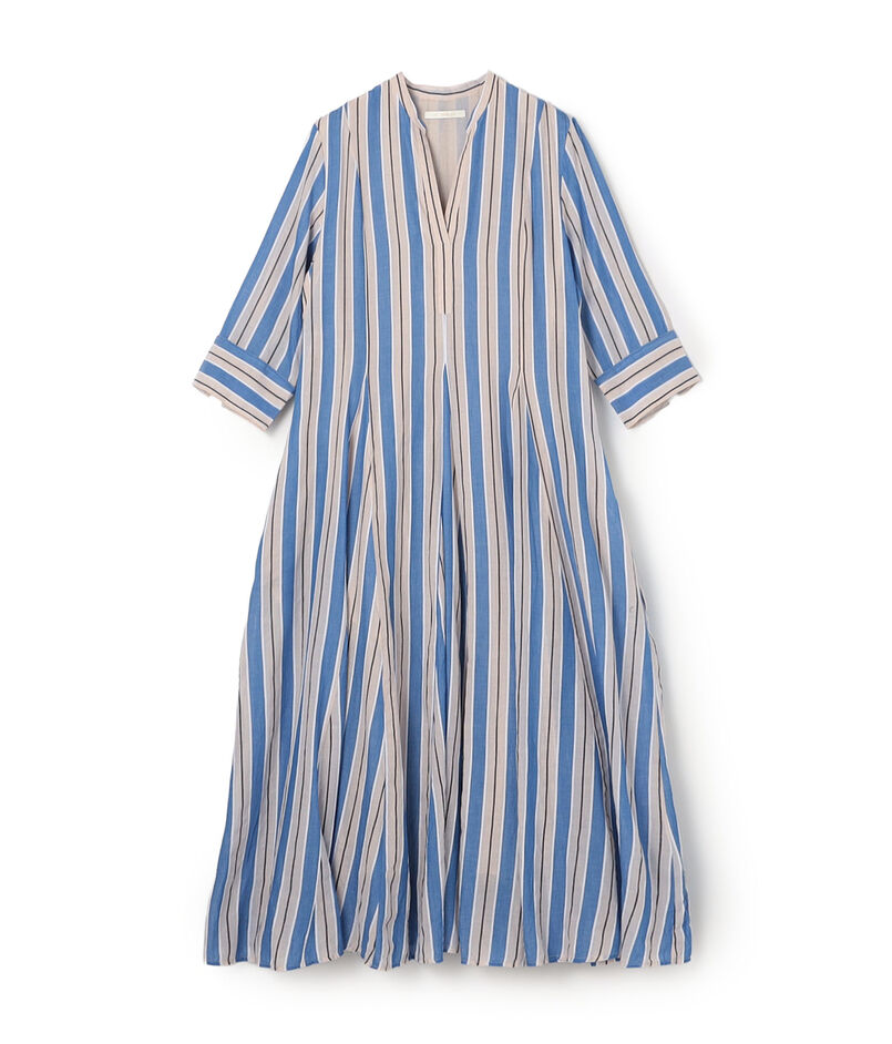 ne Quittez pas Cotton Voile Stripe ワンピース