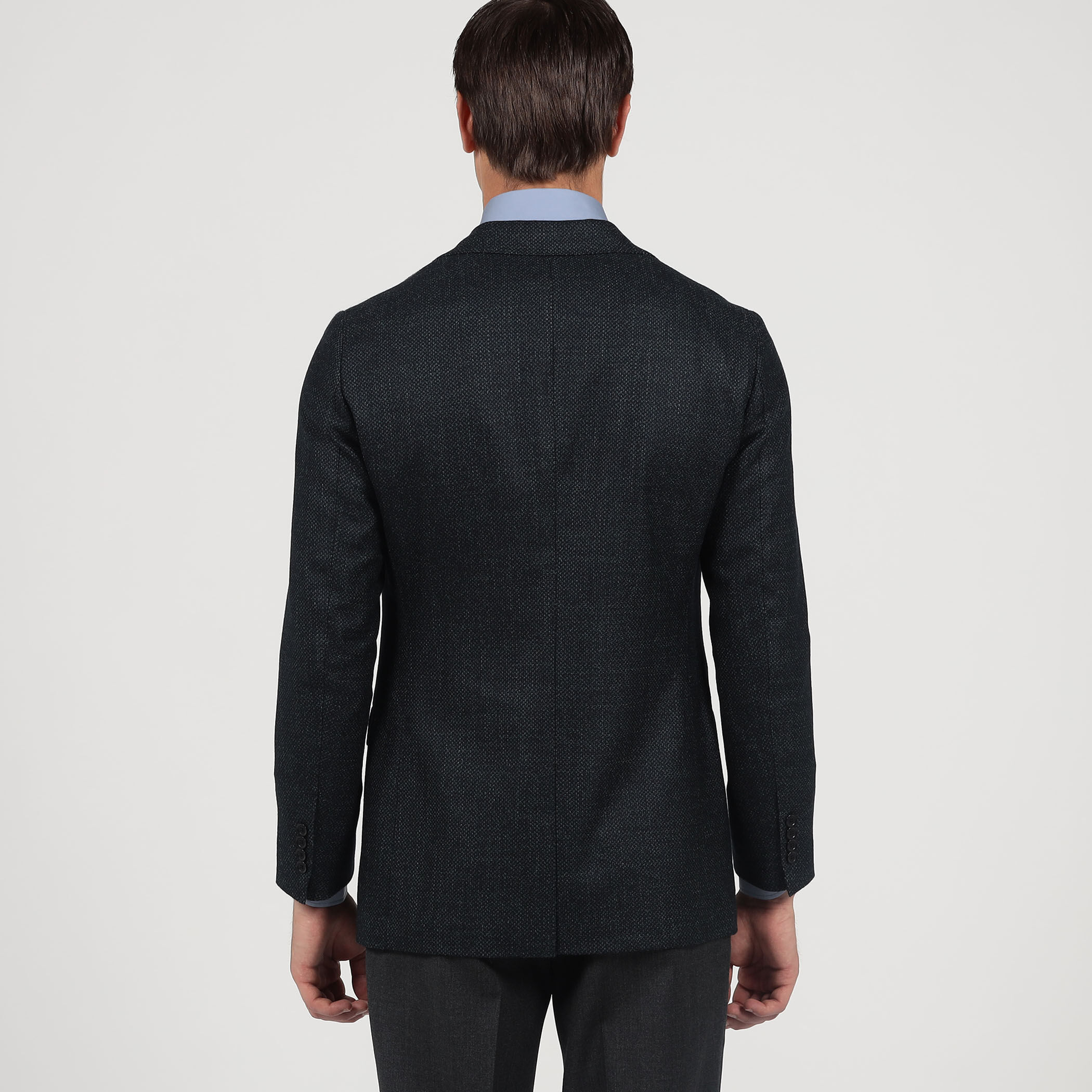 ウールシルクカシミヤ シングルブレステッド 2Bジャケット SILK AIR