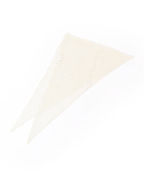 ASAUCE MELER シルクニット トライアングルスカーフ