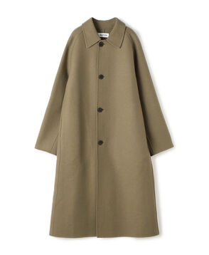 ウールカシミヤ ダブルフェイス ロングコート