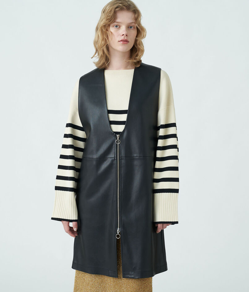 フェイクレザー ロングジレ｜トゥモローランド 公式通販 