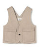 Edition×THE RERACS Collaboration Label V NECK POCKET VEST