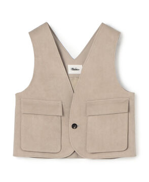 Edition×THE RERACS Collaboration Label V NECK POCKET VEST