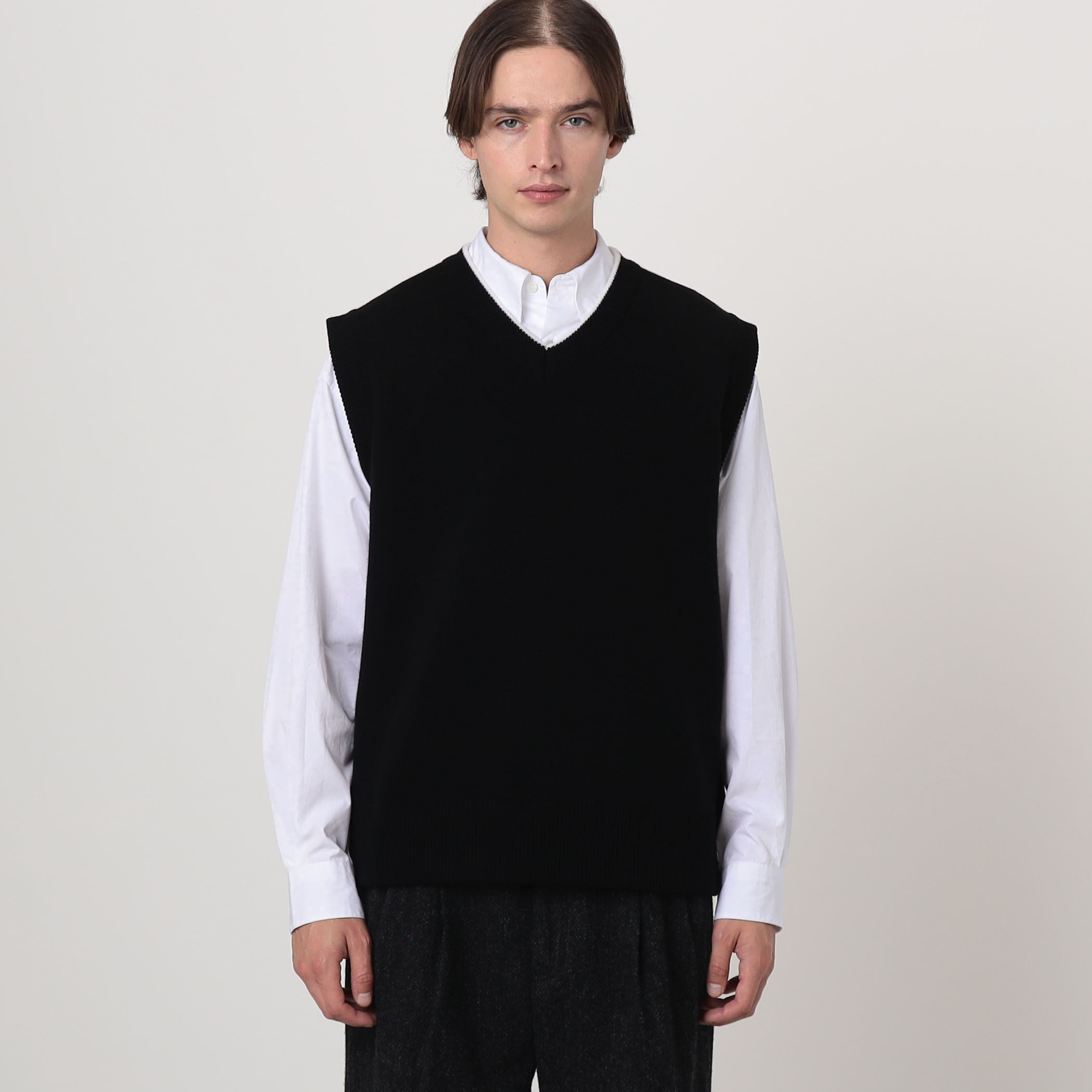 別注】THE RERACS × Edition V NECK VEST ニットベスト