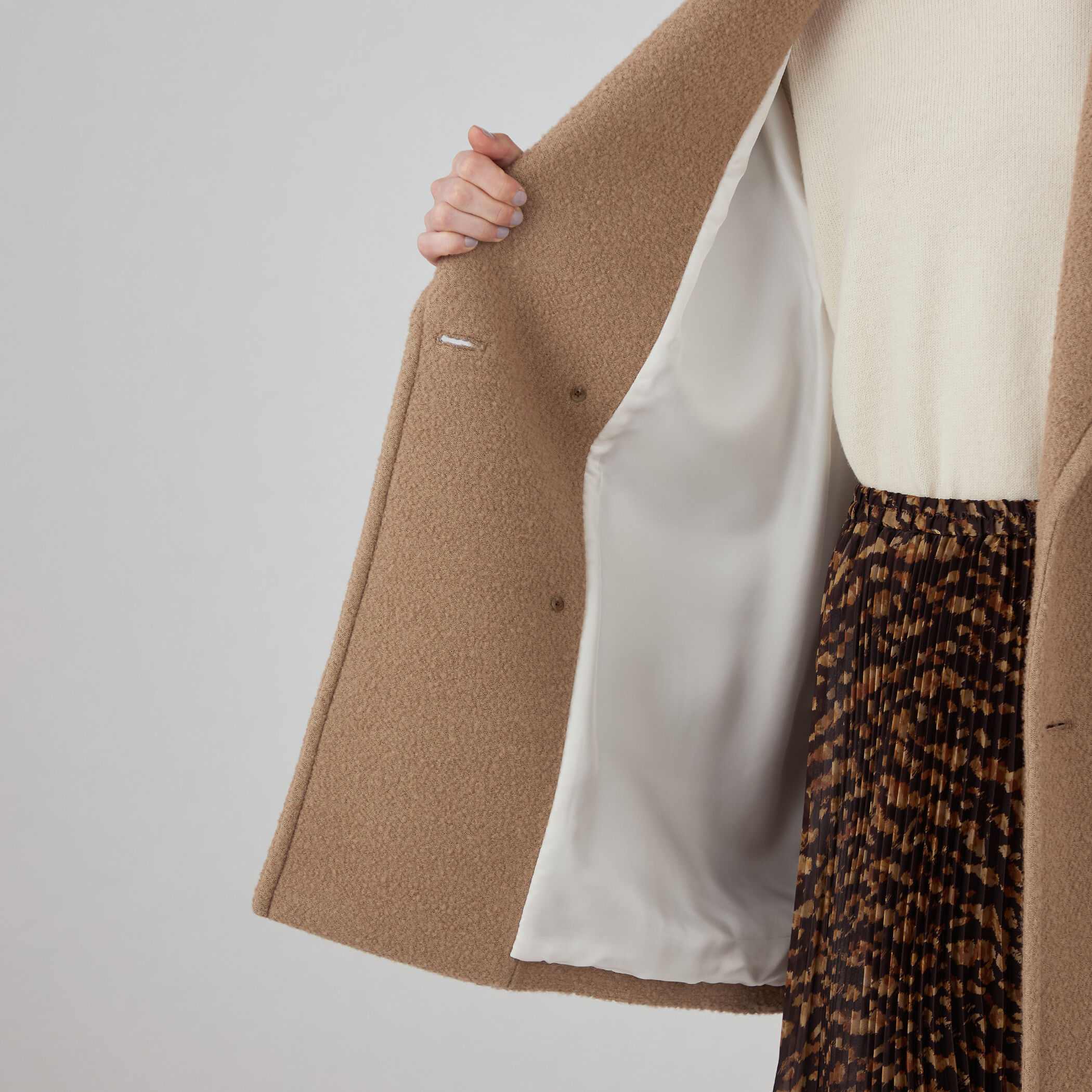 □ブークレーボンディング ダブルブレストコート｜トゥモローランド