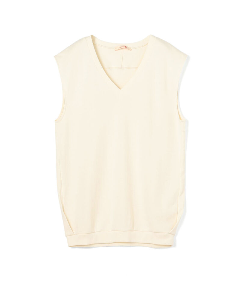 スーピマコットン フライスベスト