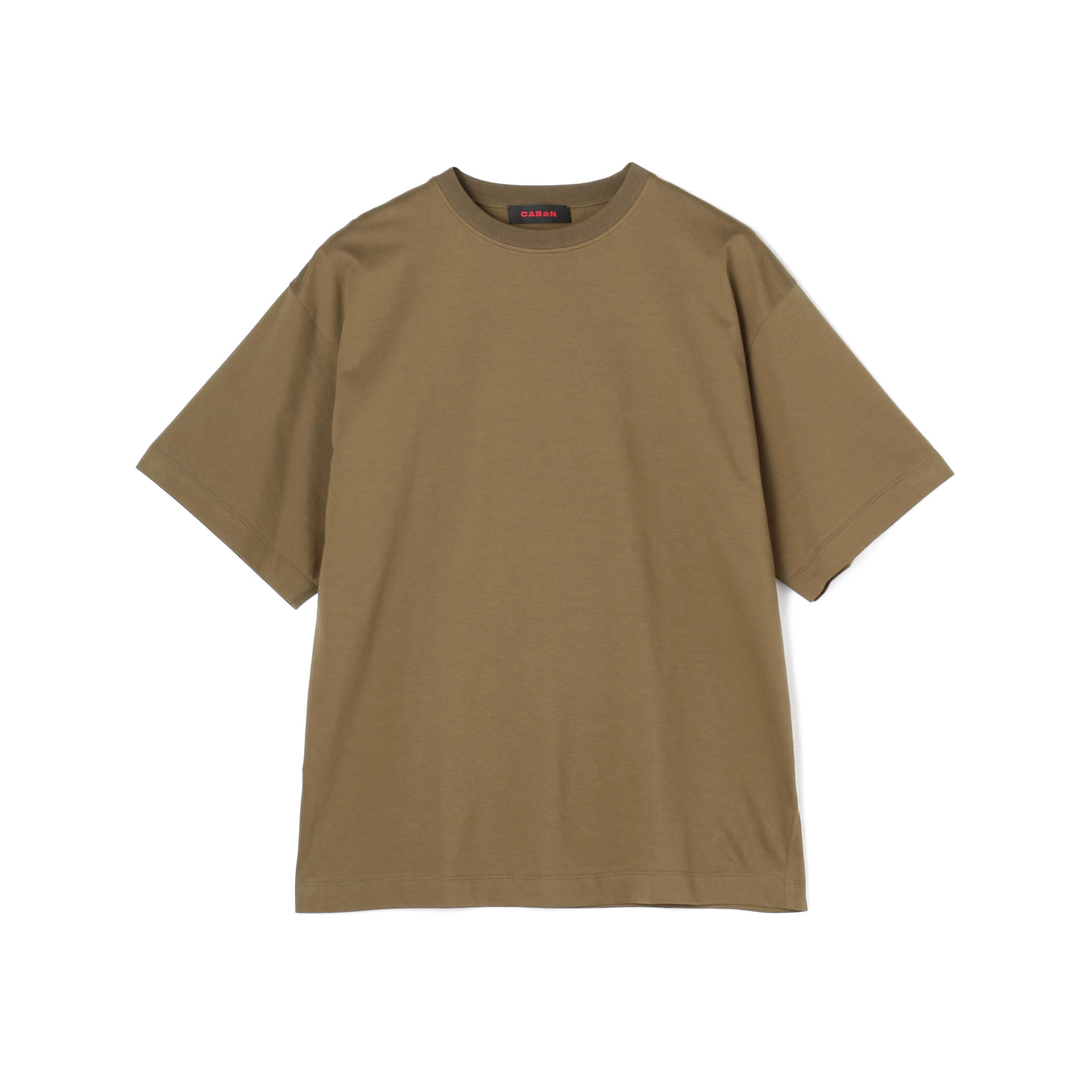 CABaN コットンリブコンビクルーネック　プルオーバー　Mサイズ CABaN tシャツ コットン リブコンビクルーネックプルオーバー
