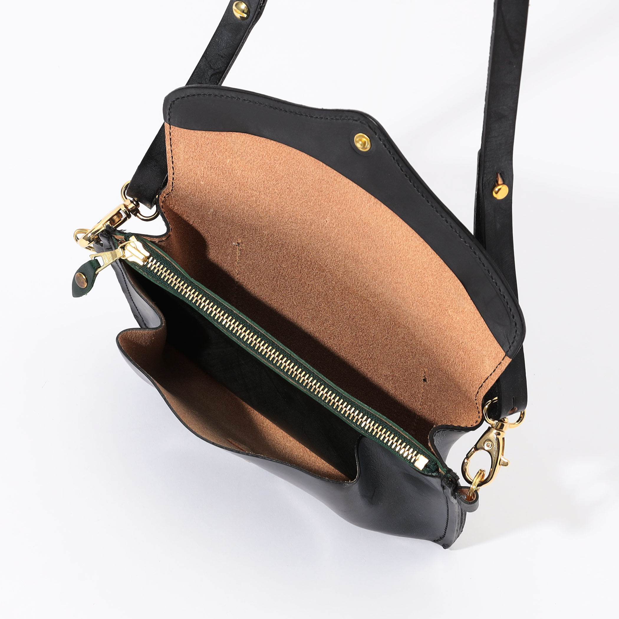 別注】GLENROYAL MEDIUM PURSE WITH STRAP ブライドルレザー