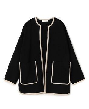 ミラノリブ 2ポケットカーディガン