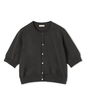 【WEB先行予約】ドライコットン ハーフスリーブカーディガン