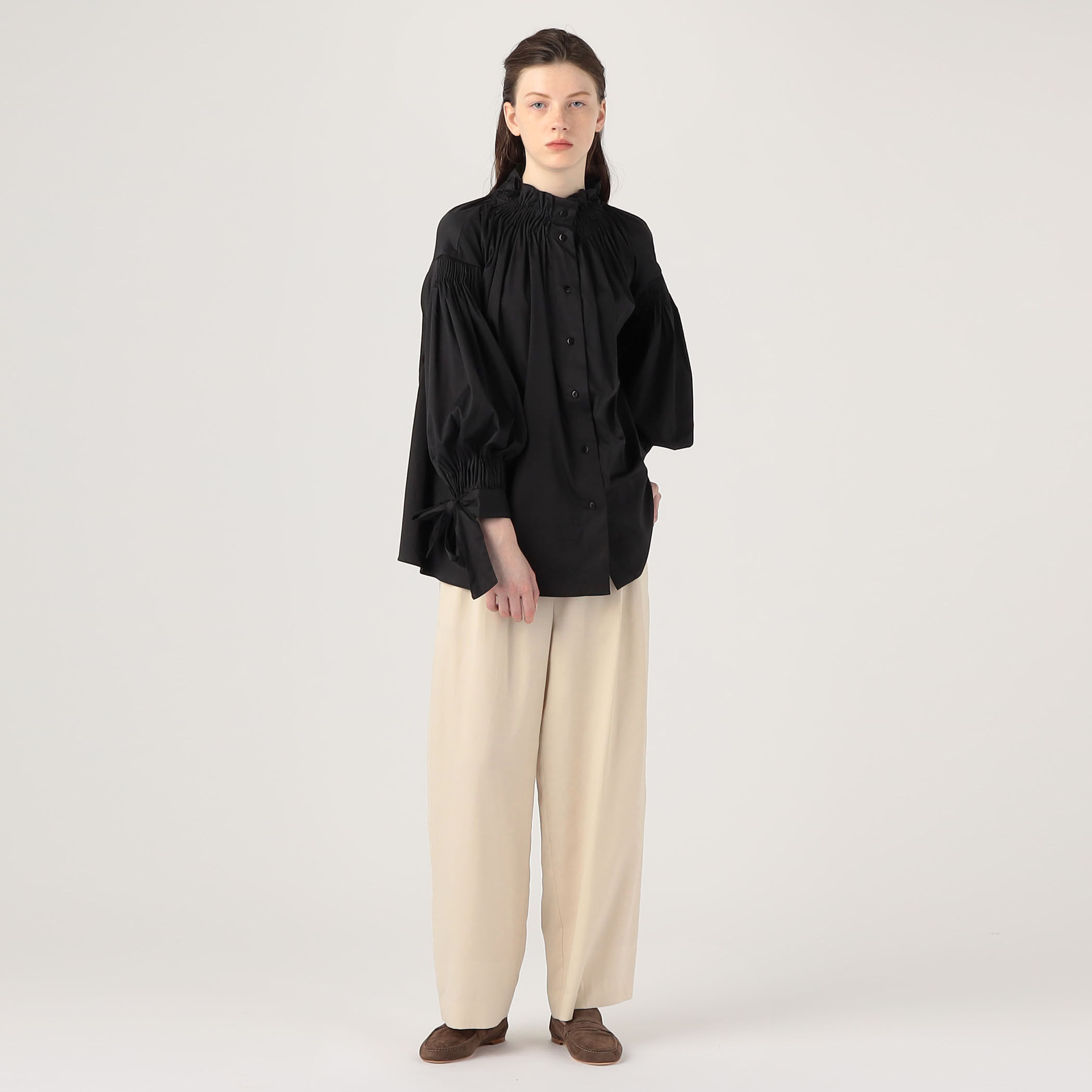 【TOMORROWLAND BUYING WEAR】【別注】TEIJA Paita ブラウス セール】 【別注】TEIJA Paita ブラウス （シャツ・ブラウス