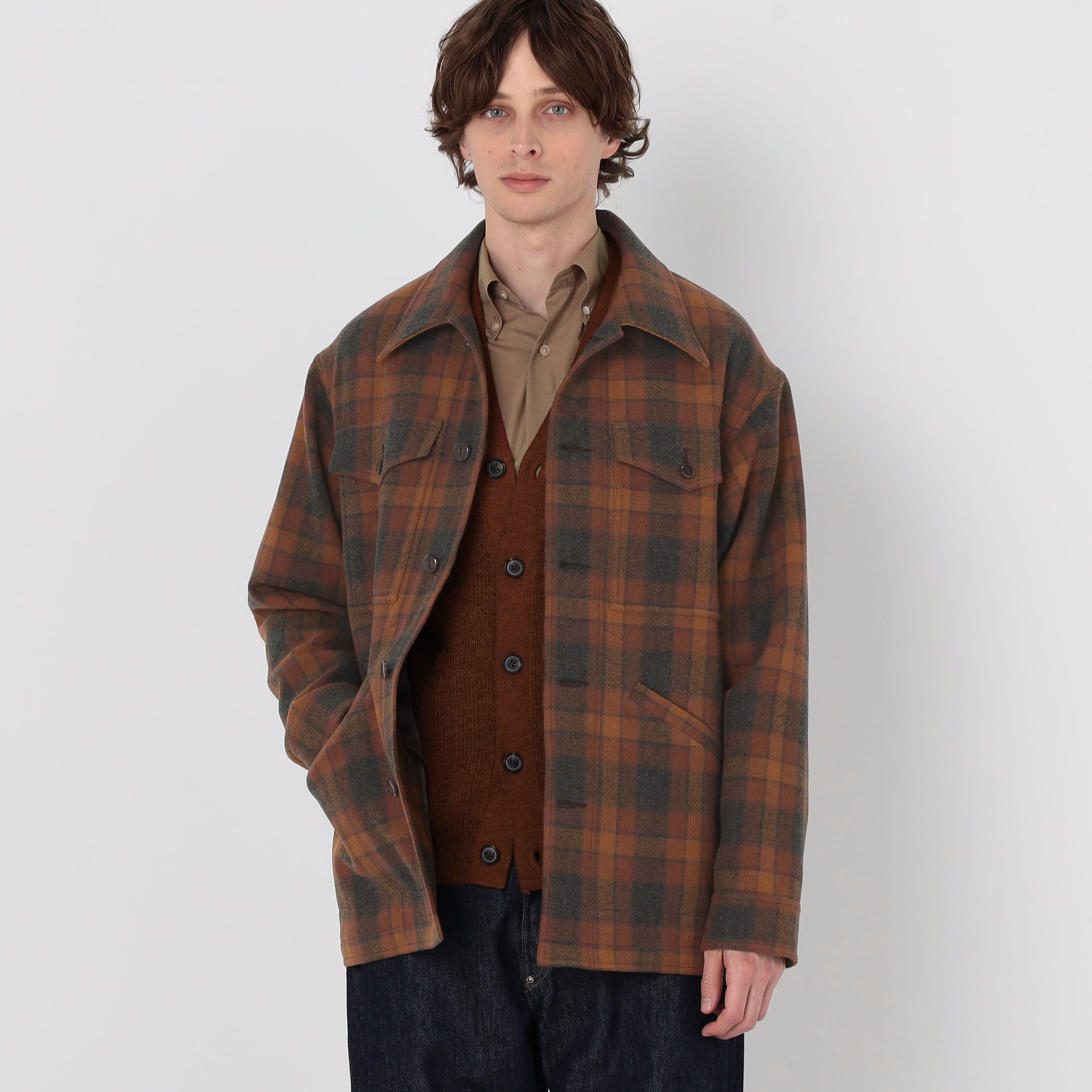 WEB先行予約・別注】PENDLETON ウールチェック CPO シャツブルゾン