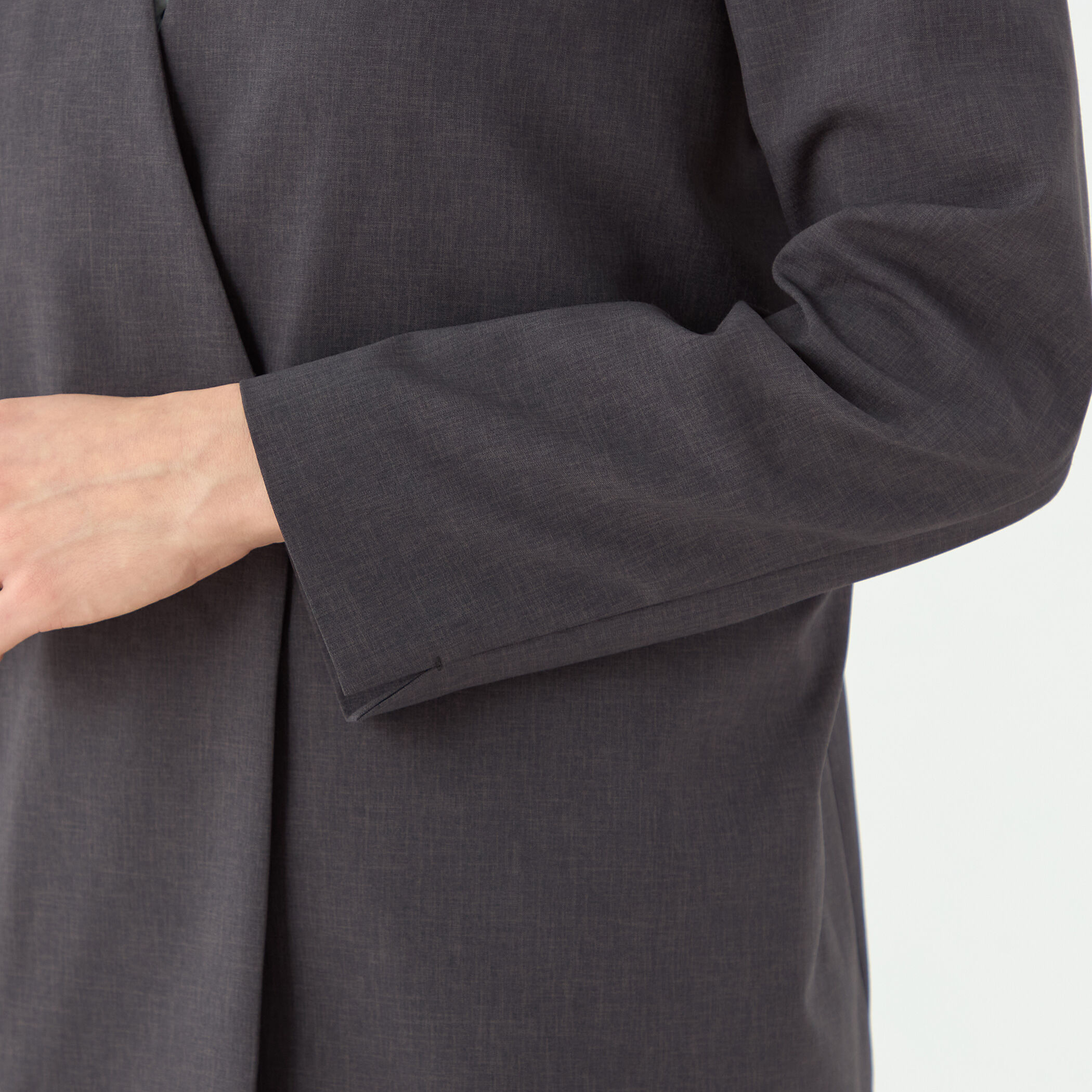 エクストラファインポリエステルトロピカル Vカラージャケット エクストラファインポリエステルトロピカル Vカラージャケット