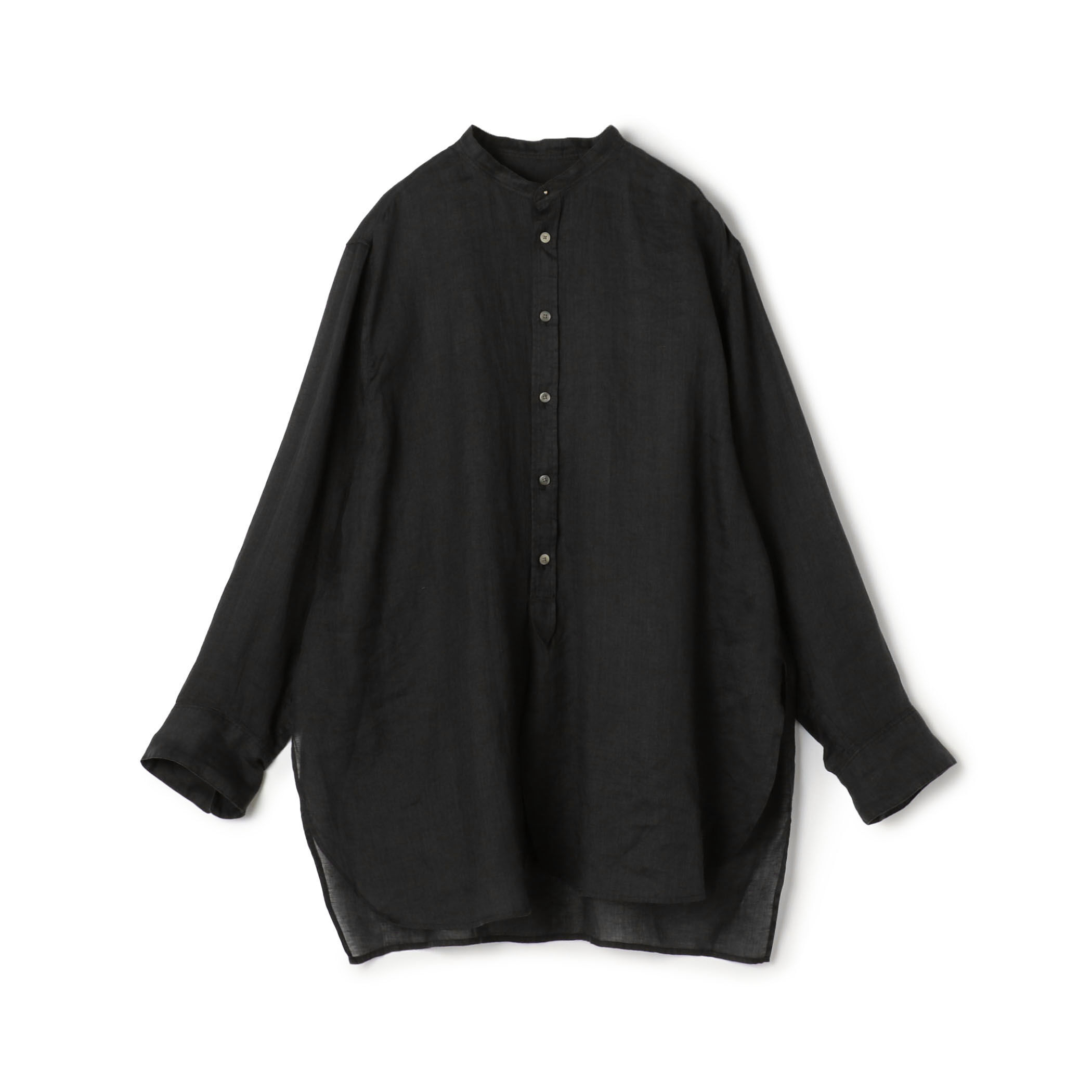 リネンラミーバンドカラーシャツ｜トゥモローランド 公式通販