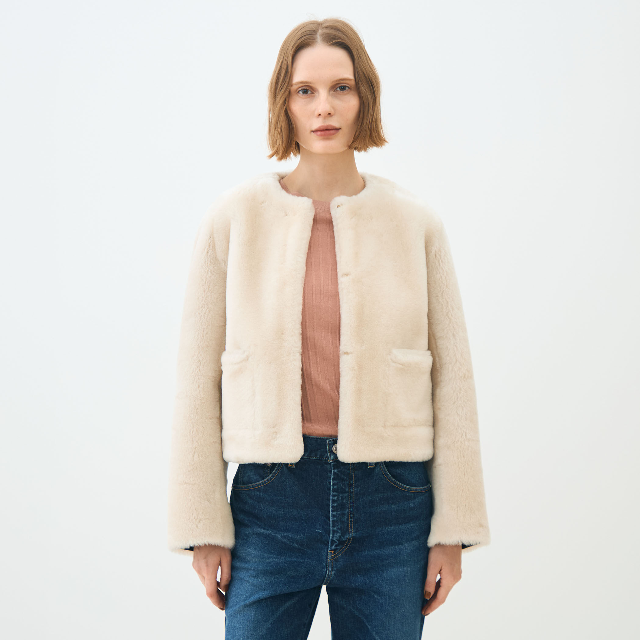 ナッパランムートン ノーカラージャケット｜トゥモローランド