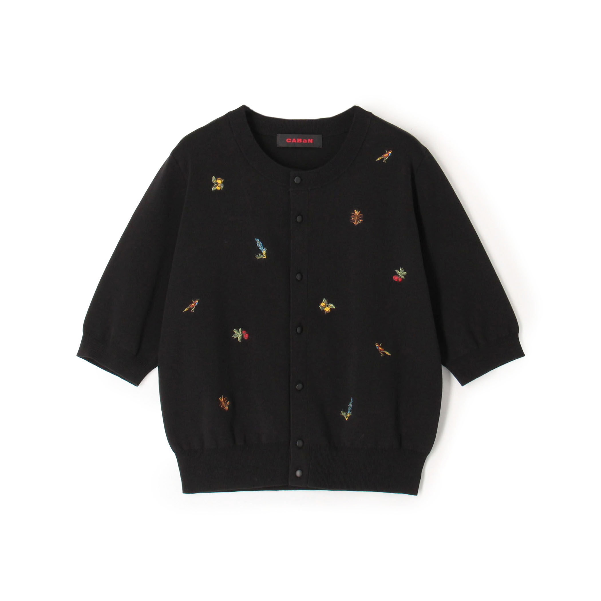 【美品】CABaN/キャバン/半袖カーディガン/ターコイズブルー/ トゥモローランド・CABaN・キャバン・カーディガン・半袖