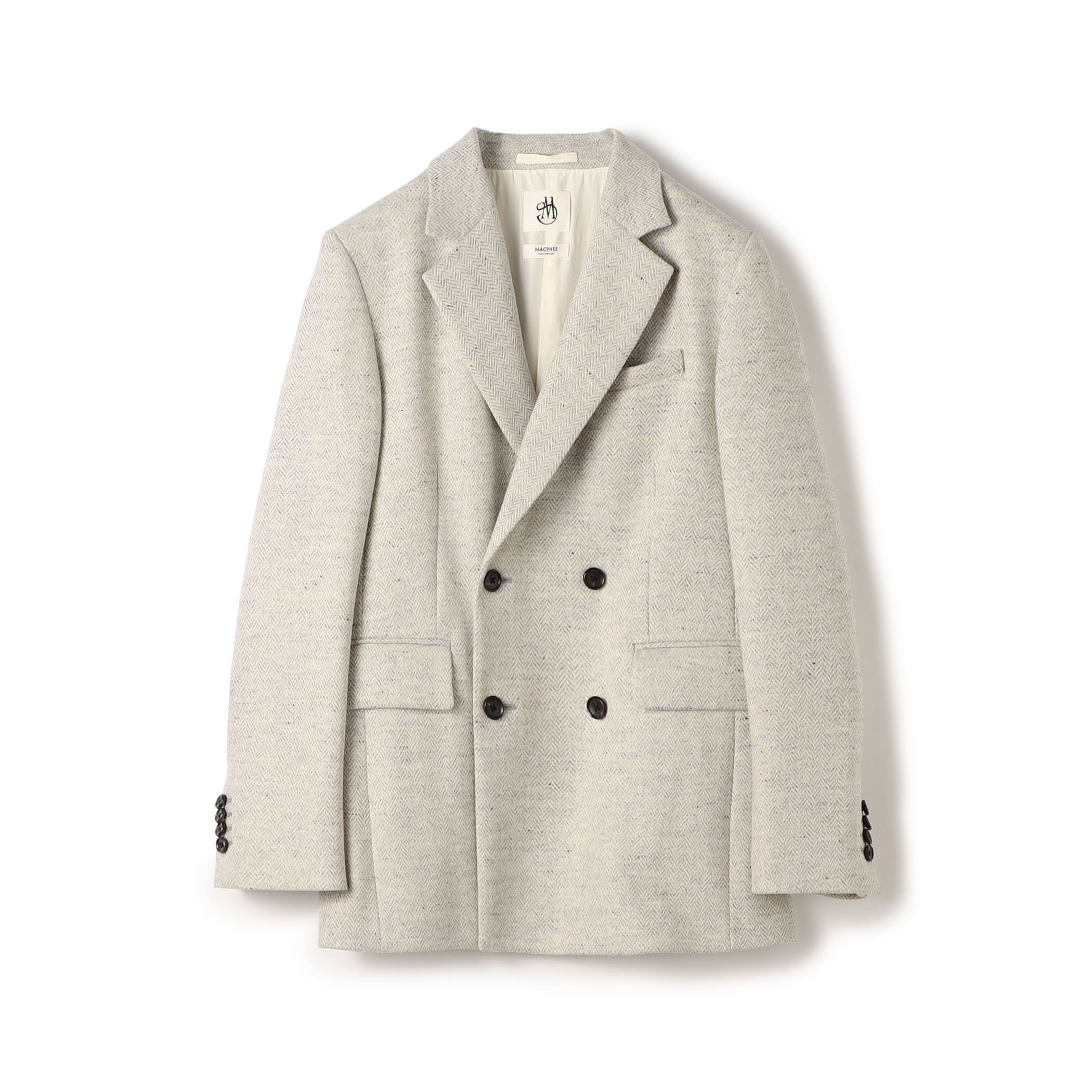 【MACPHEE】ラッセルコットン ダブルブレストジャケット MACPHEE】ラッセルコットン ダブルブレストジャケット