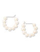 Kara Yoo MICHELLE PEARL HOOPS ピアス