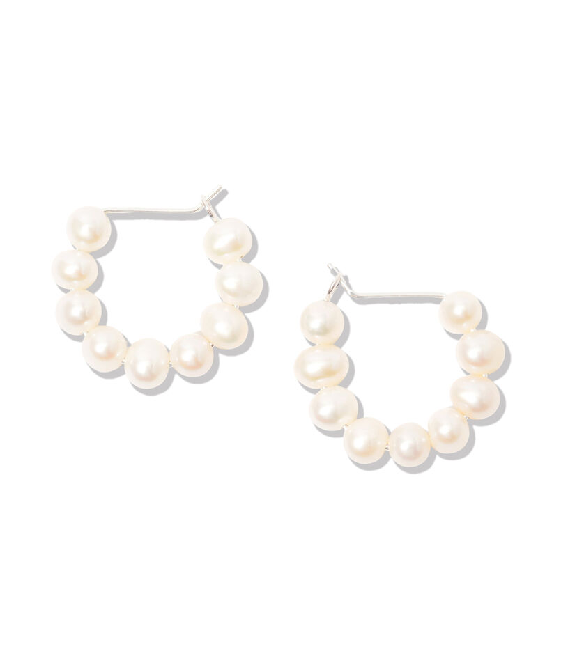 Kara Yoo MICHELLE PEARL HOOPS ピアス
