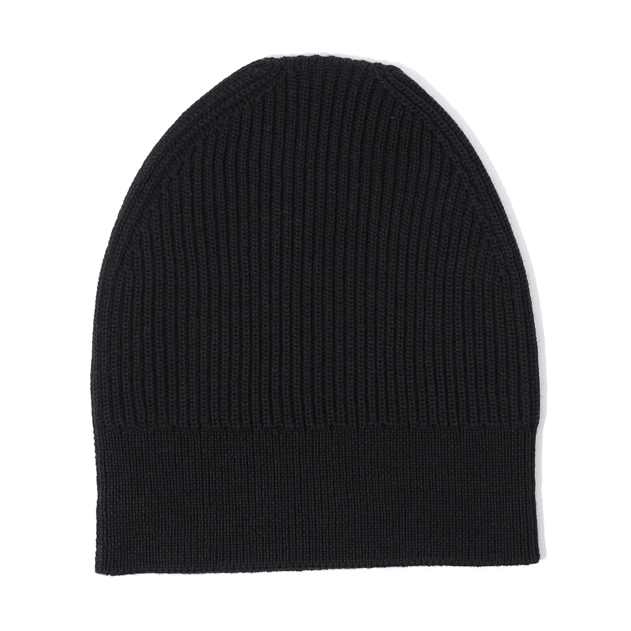 arts&science ニットキャップ 黒 ヤクウール（STATIC / YAK KNIT