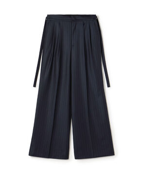 CANONICOウーステッドウール 2タックワイドパンツ