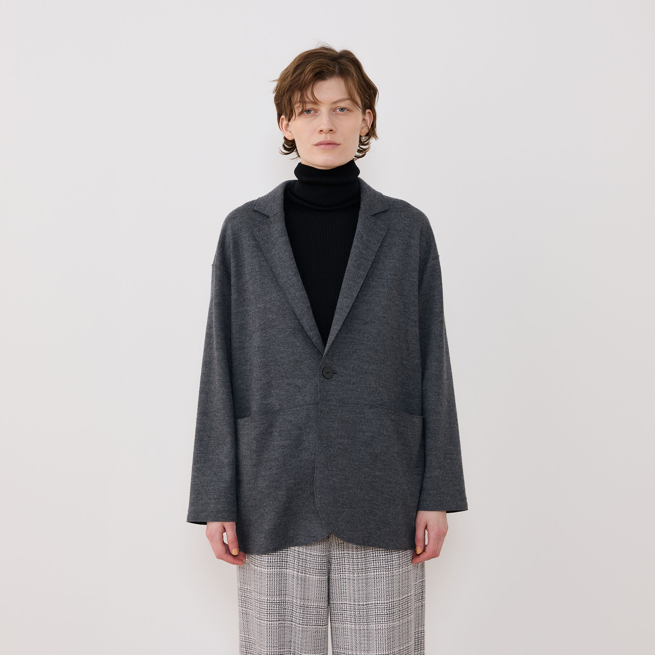 GALERIE VIE テーラードジャケット　グレー　TOMMOROW LAND GALERIE VIE テーラードジャケット グレー TOMMOROW LAND