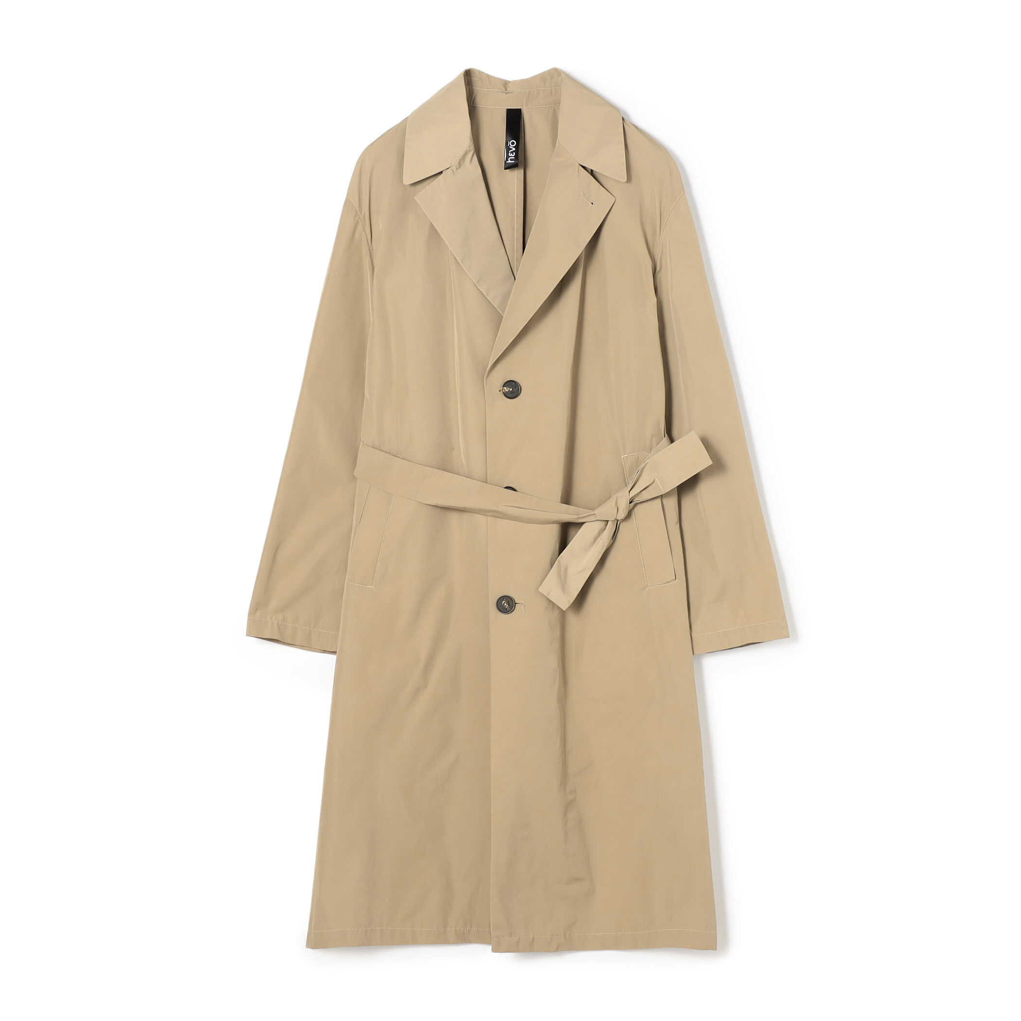 HEVO OSTUNI ポリエステルコットン ベルテッドコート HEVO OSTUNI ポリエステルコットン ベルテッドコート