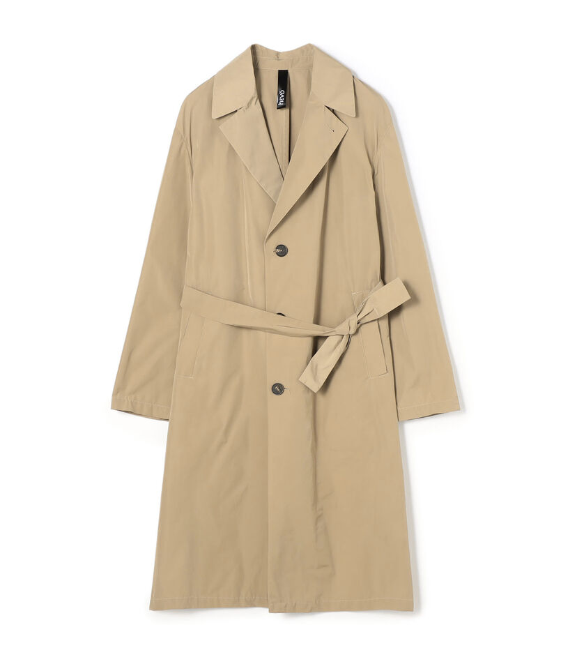HEVO OSTUNI ポリエステルコットン ベルテッドコート