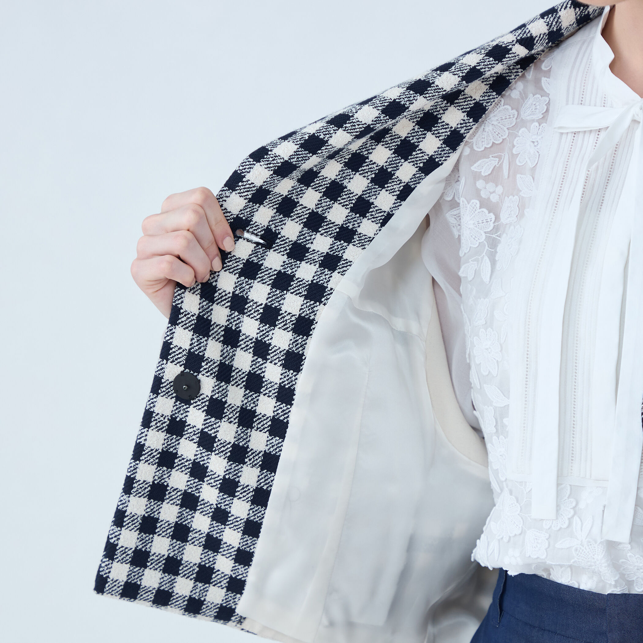 タムタムギンガム ノッチドカラージレ｜トゥモローランド 公式通販