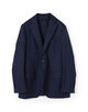 ウールシルクポリウレタン シングルブレステッド2Bジャケット MOOVING