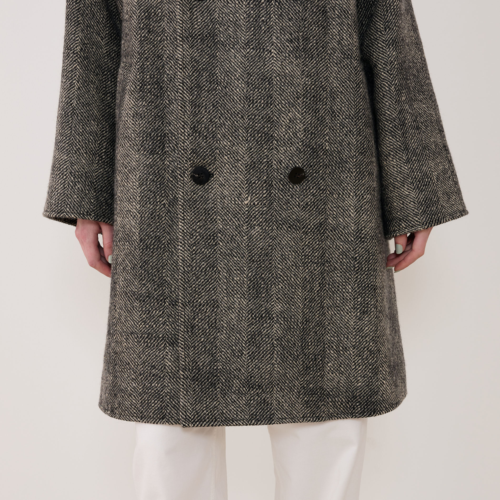 ワイドヘリンボーン カラーレストレンチコート｜トゥモローランド 公式通販