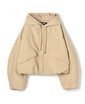 ■JACQUEMUS LA PARKA COURTE ナイロン フーディーブルゾン