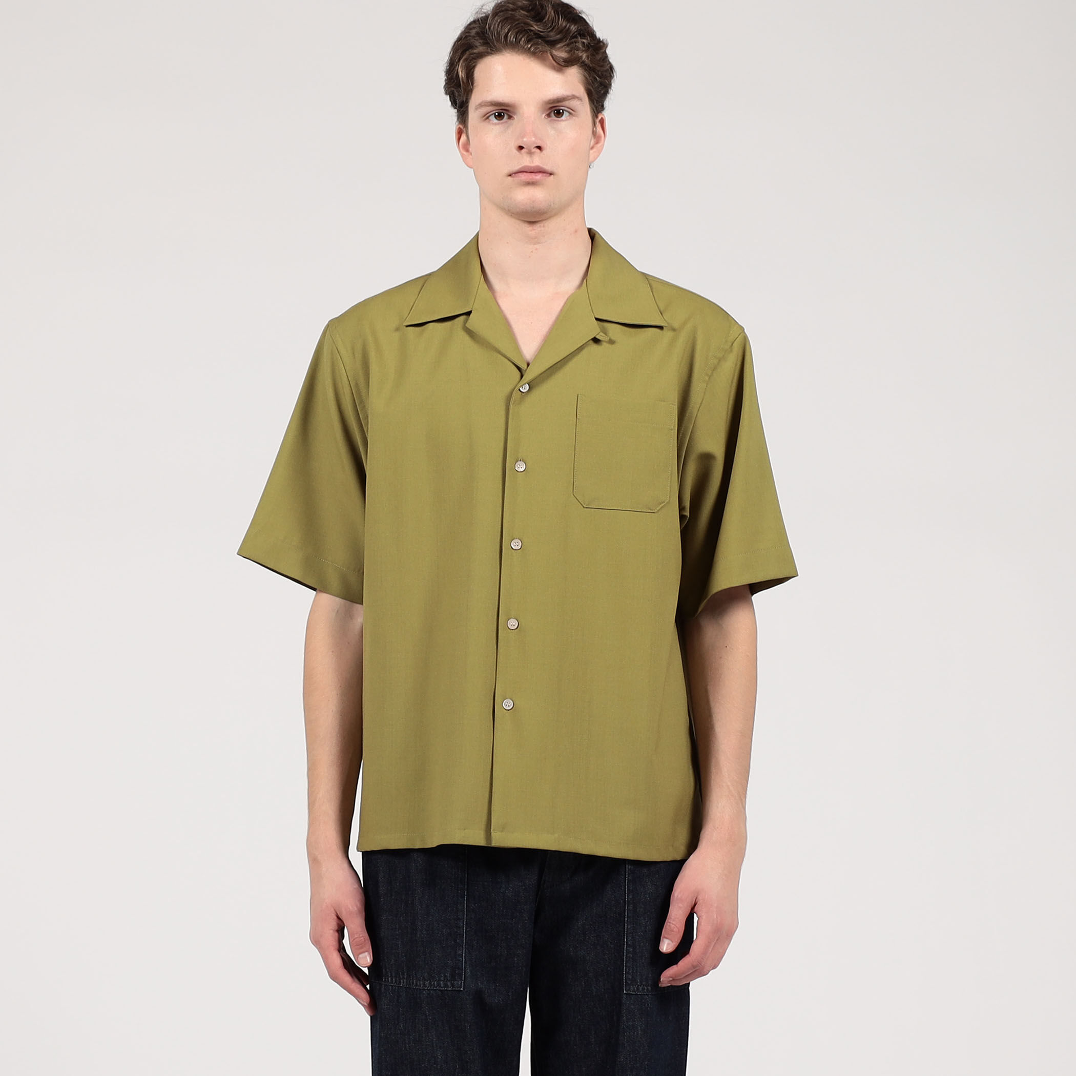 MARNI ウール オープンカラーシャツ｜トゥモローランド 公式通販