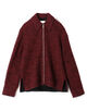 JIL SANDER FELTED WOOL MELANGE ジップアップシャツブルゾン