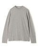 コットンカシミヤ クルーネックロングスリーブニット