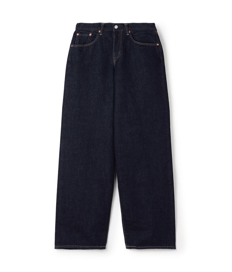 【別注】EDWIN WIDE STRAIGHT ONE WASHED デニムパンツ