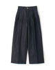 デニム2タックパンツ