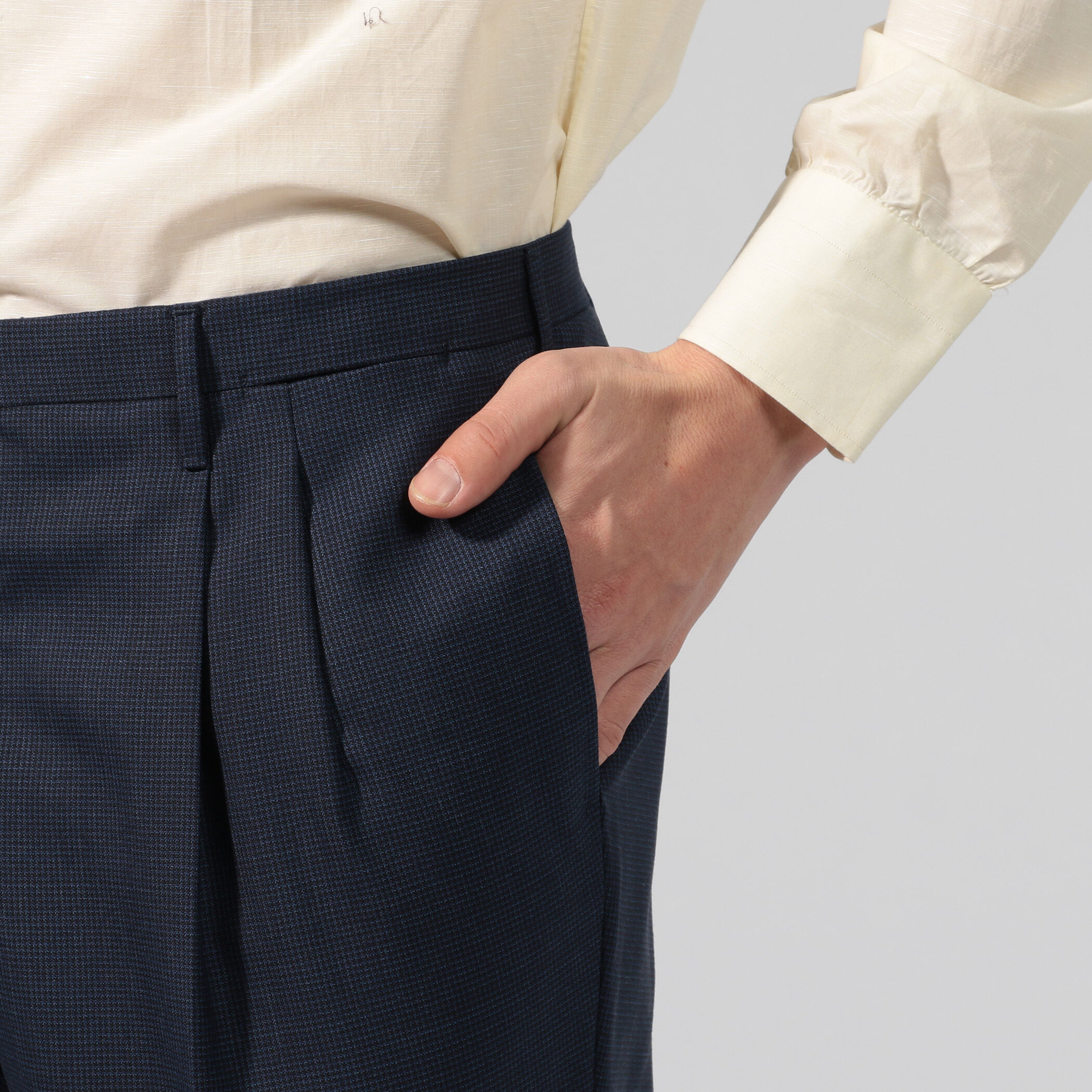 ROTA ウール 2プリーツスラックス｜トゥモローランド 公式通販