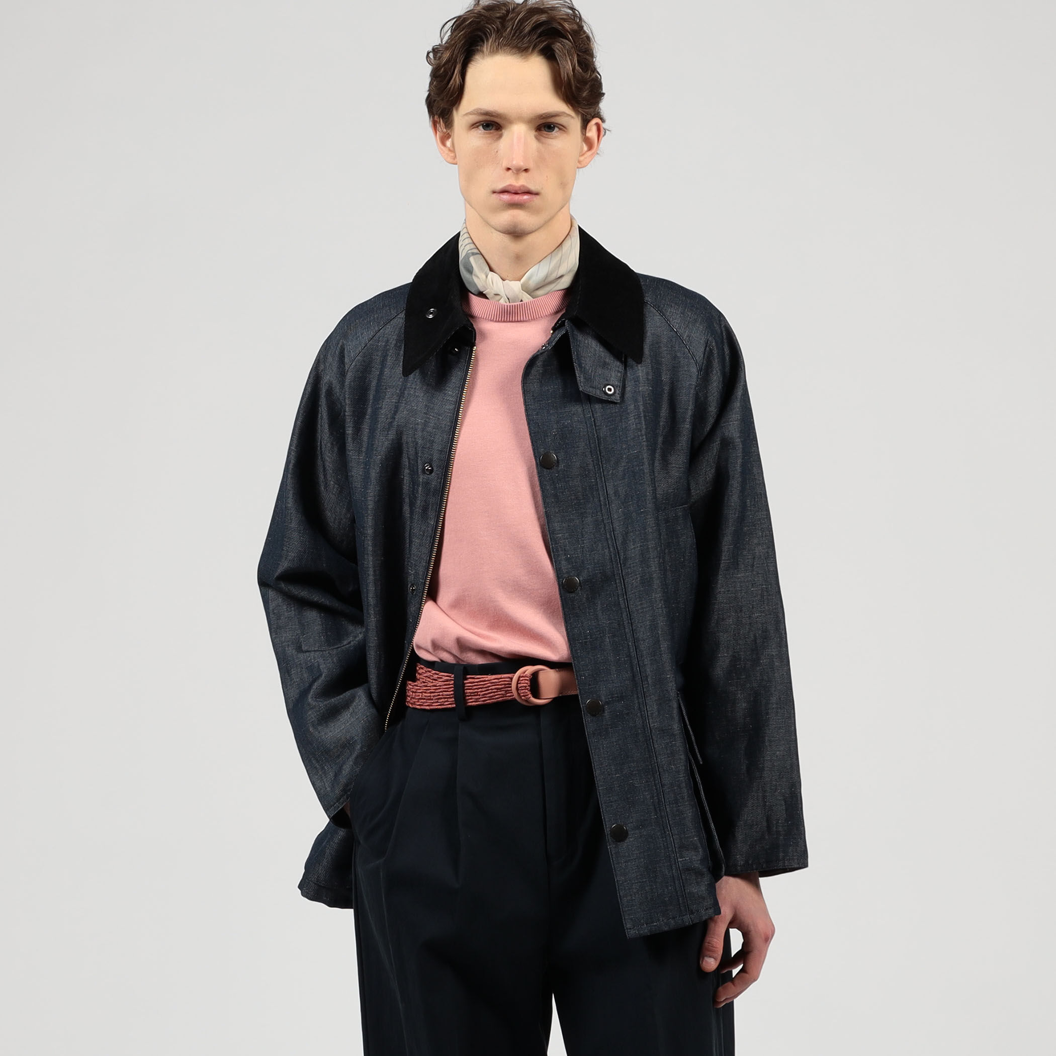 別注】Barbour Classic BEDALE ウールリネン ブルゾン DORMEUIL