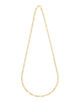 TOM WOOD Figaro Chain Thick Gold ネックレス
