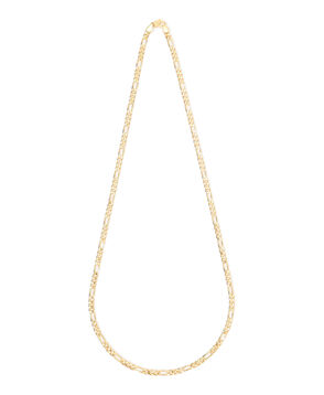 TOM WOOD Figaro Chain Thick Gold ネックレス