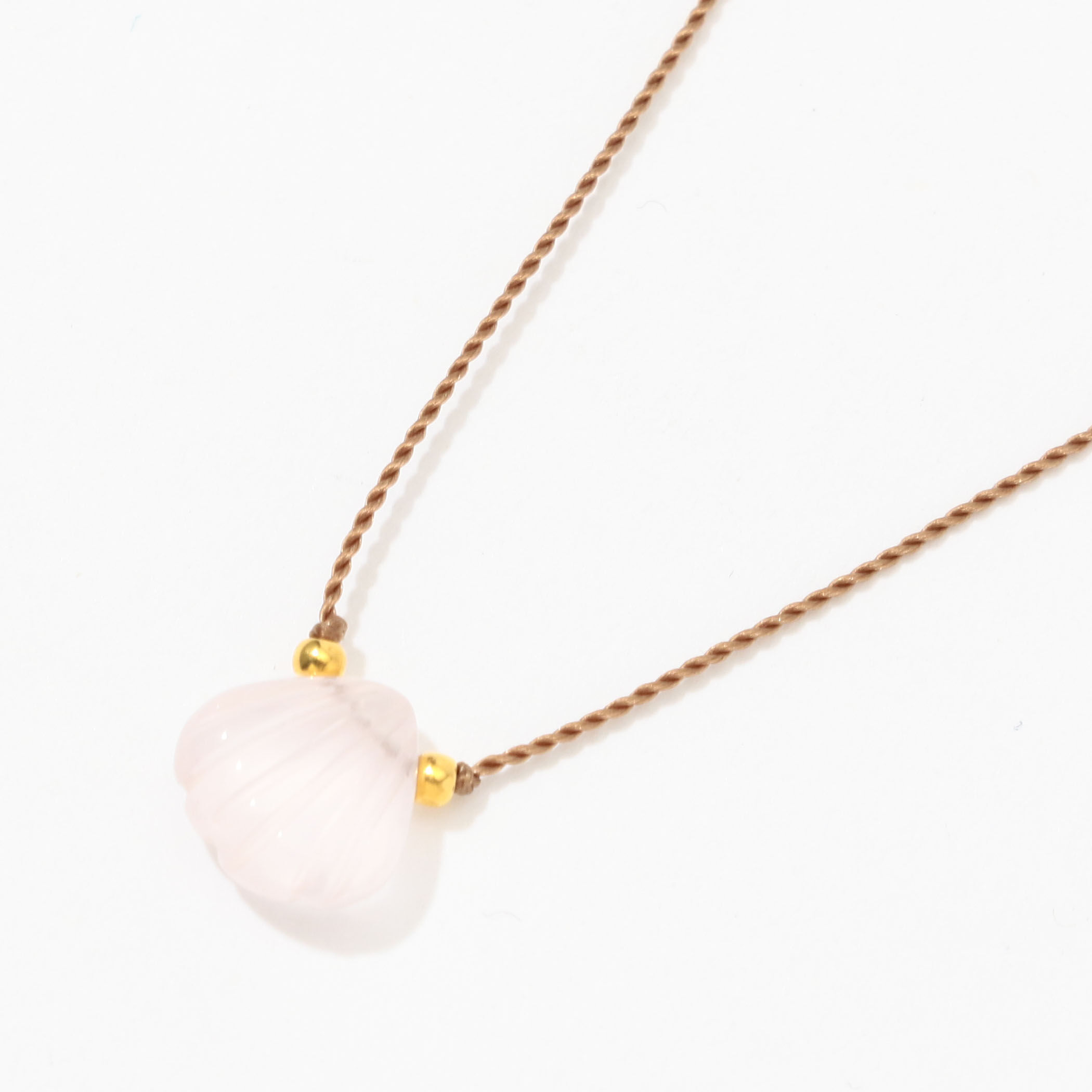 SEE REAL FLOWERS CLAM SHELL AMULET ネックレス｜トゥモローランド