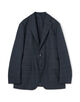 〈MORE10%OFF対象〉ウールシルクポリウレタン シングルブレステッド2Bジャケット Light Move