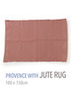 プロバンス ジュート ラグ 100cm&times;150cm