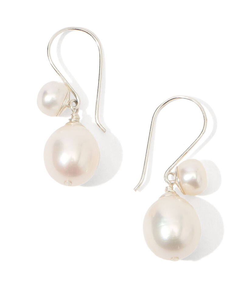 mounir Double Pearl ピアス