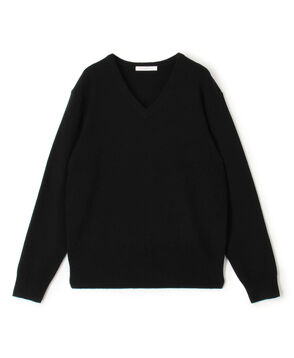スコットランドカシミヤ Vネックニット