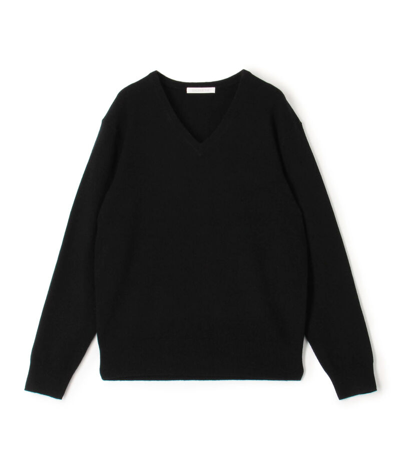 スコットランドカシミヤ Vネックニット