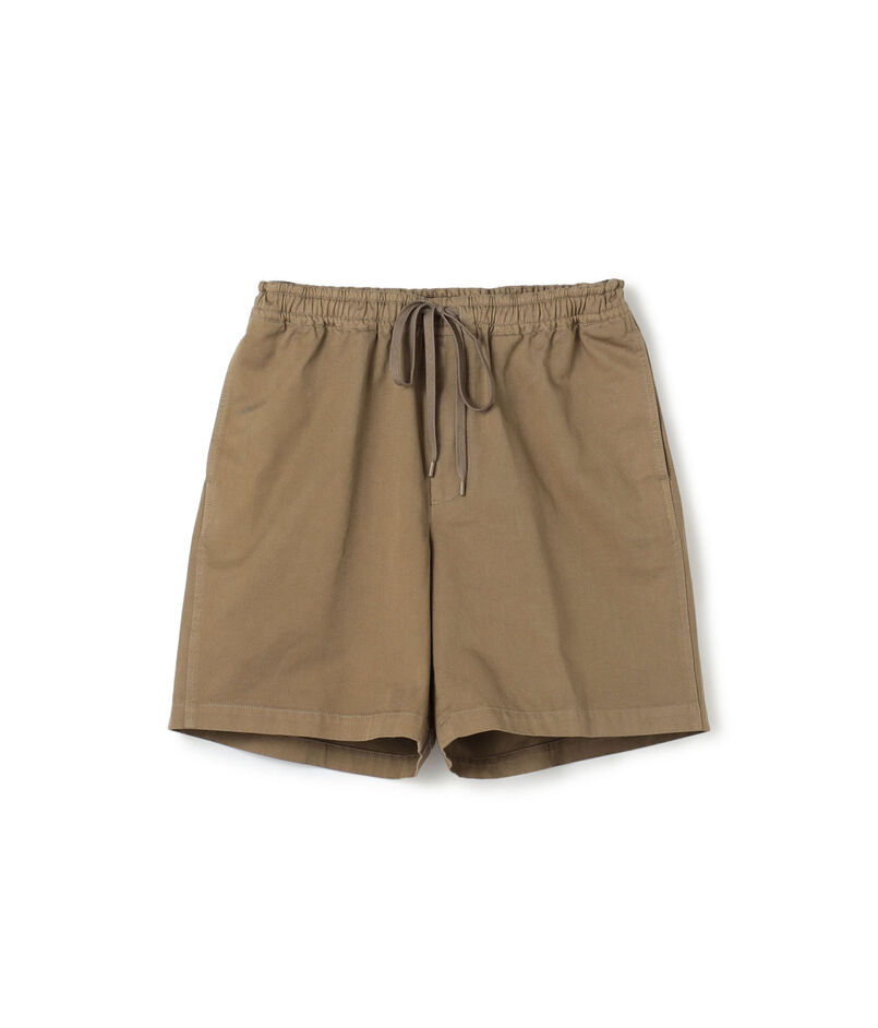 コットンツイル 製品染めイージーショートパンツ