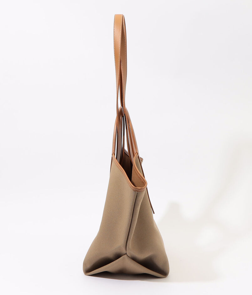 HEREU CALA SMALL Leather-trimmed キャンバストートバッグ HEREU CALA SMALL Leather-trimmed キャンバストートバッグ