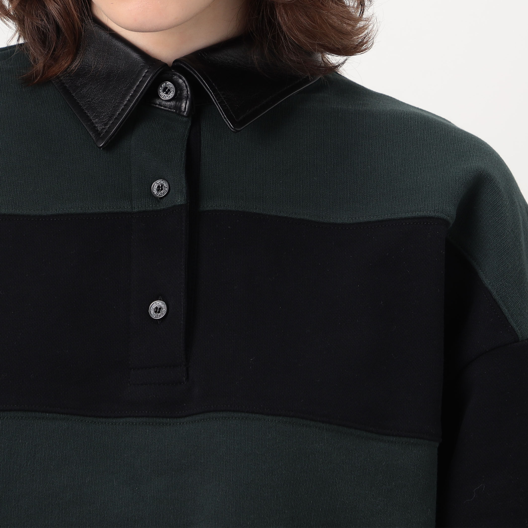 Acne Studios ボーダー ポロスウェット｜トゥモローランド 公式サイト